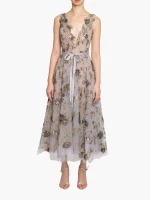 llusion Murals Sleeveless Embroidery